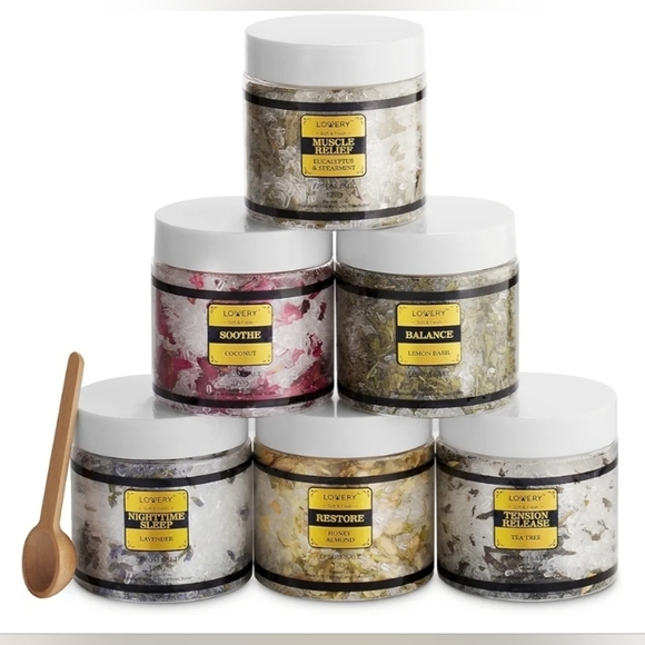 New Epsom Bath Salts Gift Basket Set - Picture 8 of 12